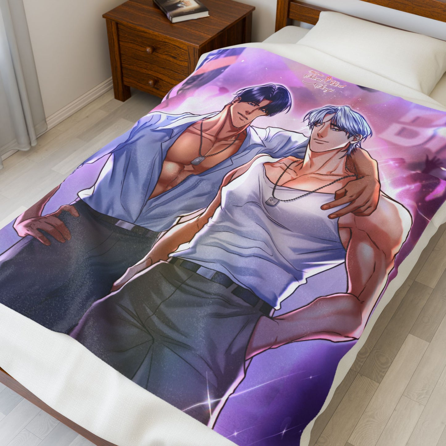 WTSBS Sanjin & Taeyang Velveteen Plush Blanket