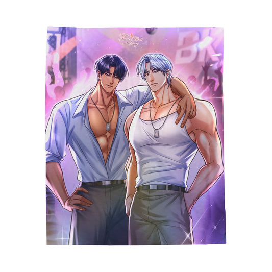 WTSBS Sanjin & Taeyang Velveteen Plush Blanket