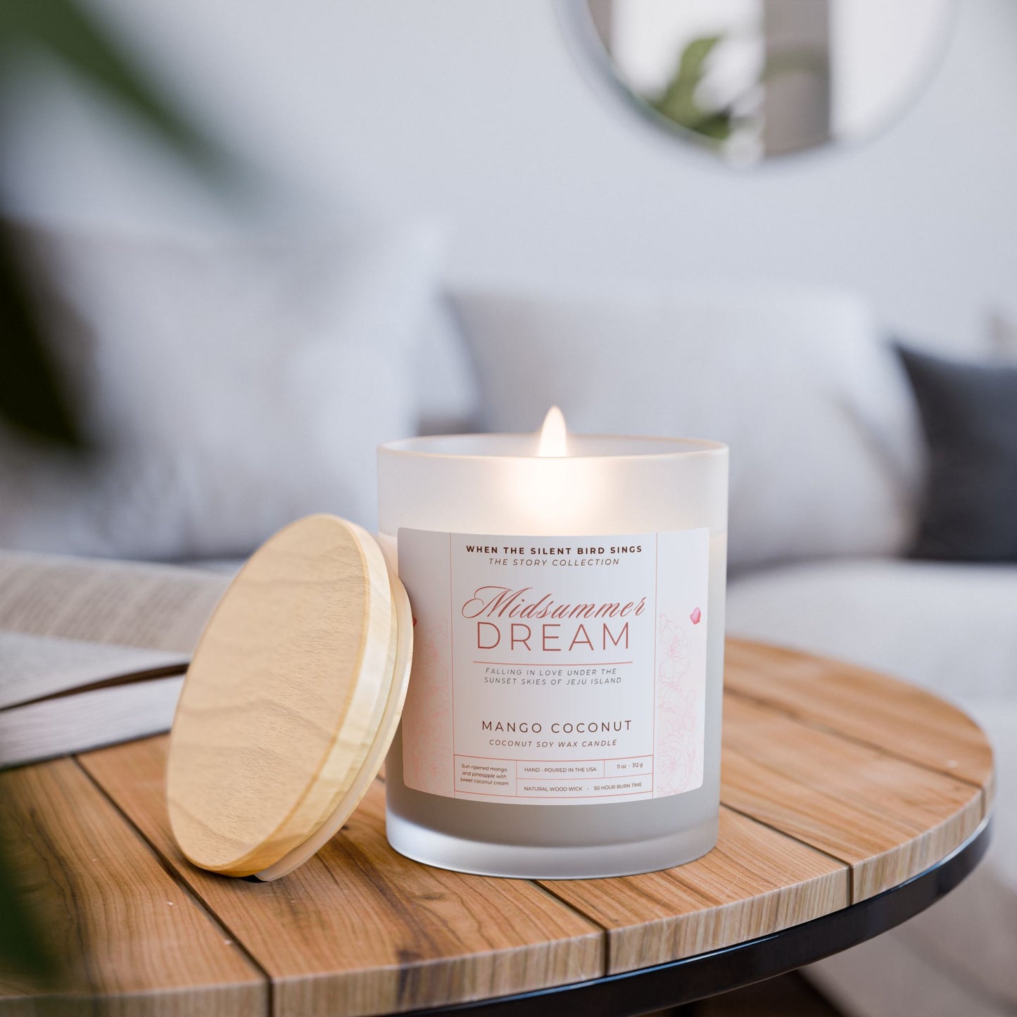 Midsummer Dream Mango Coconut Natural Candle, 11 oz.
