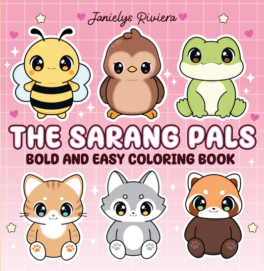The Sarang Pals Bold & Easy Coloring Book, Vol. 1